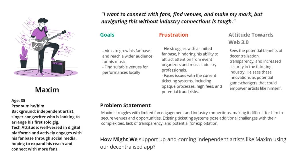 Persona B - Maxim, independent musician